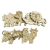 Set Figuritas De Animales En Madera