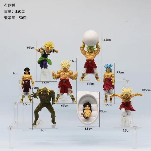 Set de Figuras Dragon Ball Z Coleccionables Broolly